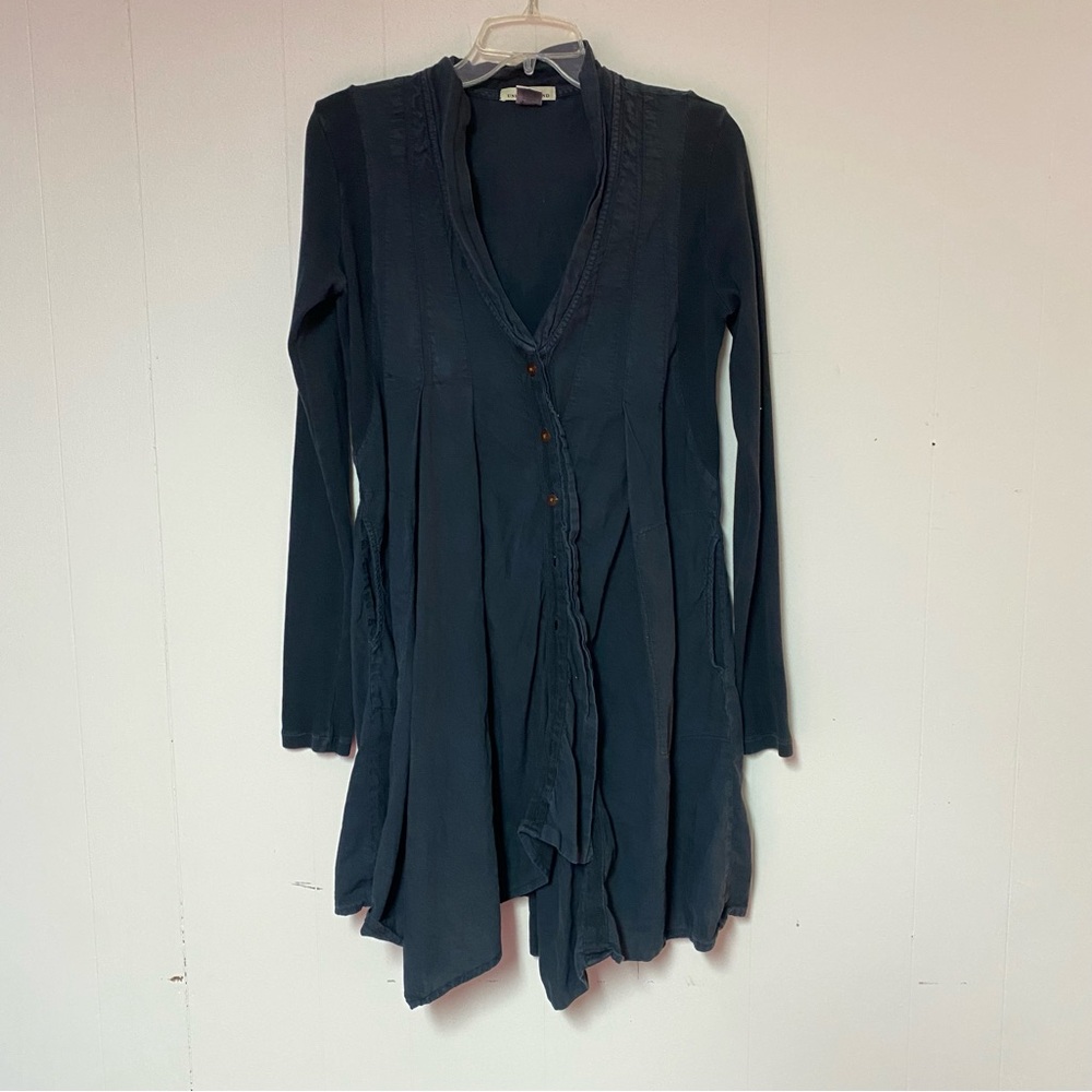 Prairie Underground Asymmetrical Button Down Dress Mediuma